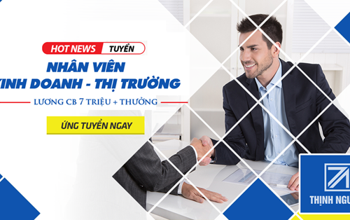 Công Ty Cổ Phần Công Nghiệp Thịnh Nguyên tuyển nhân viên kinh doanh